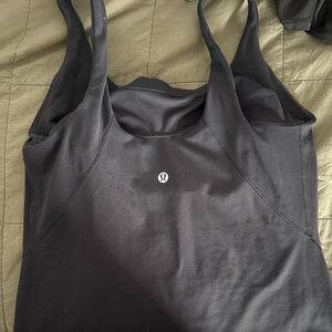 lululemon athletica Black Crop Tank Top